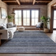 thumbnail image 1 of Addison Rugs Mayfield Premium Machine Washable Transitional Stripes Blue Rectangle Rug, 9' x 12', 1 of 6