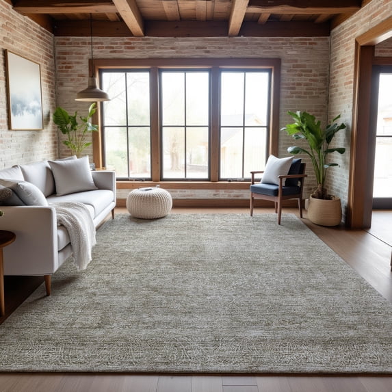 Addison Rugs Mayfield Premium Machine Washable Traditional Global Linen Rectangle Rug, 5' x 7'6"