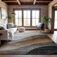 thumbnail image 1 of Addison Rugs Mayfield Premium Machine Washable Transitional Swirls Khaki Rectangle Rug, 10' x 14', 1 of 6