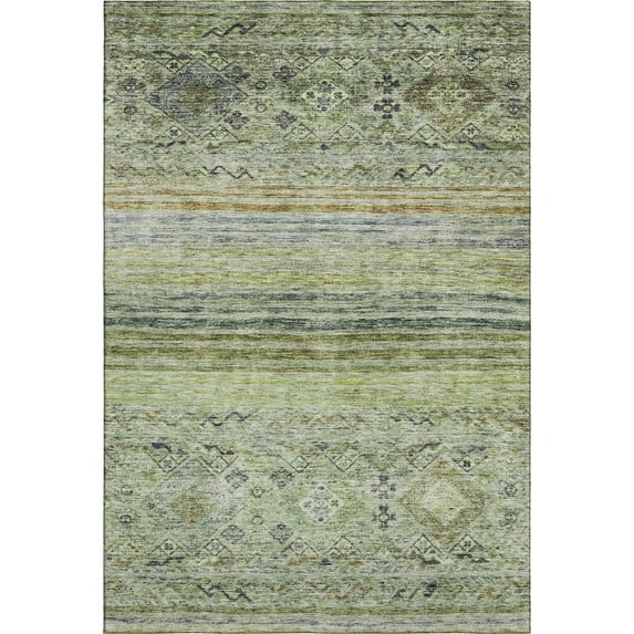 Dalyn Rugs Premium Machine Washable Mayfield AMF1219 Aloe 2'6" x 3'10" Rug