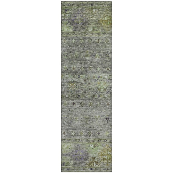 Dalyn Rugs Premium Machine Washable Mayfield AMF1220 Sage 2'3" x 7'6" Runner Rug