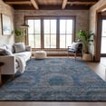 thumbnail image 1 of Addison Rugs Mayfield Premium Machine Washable Transitional Geometric Blue Rectangle Rug, 5' x 7'6", 1 of 6