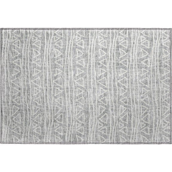Dalyn Rugs Premium Machine Washable Mayfield AMF730 Gray 1'8" x 2'6" Rug