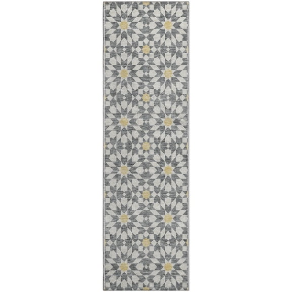 Dalyn Rugs Premium Machine Washable Mayfield AMF734 Gray 2'3" x 7'6" Runner Rug