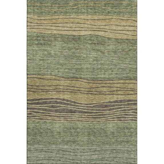 Dalyn Rugs Premium Machine Washable Mayfield AMF735 Olive 3' x 5' Rug