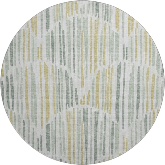 Dalyn Rugs Premium Machine Washable Mayfield AMF739 Sage 8' x 8' Round Rug