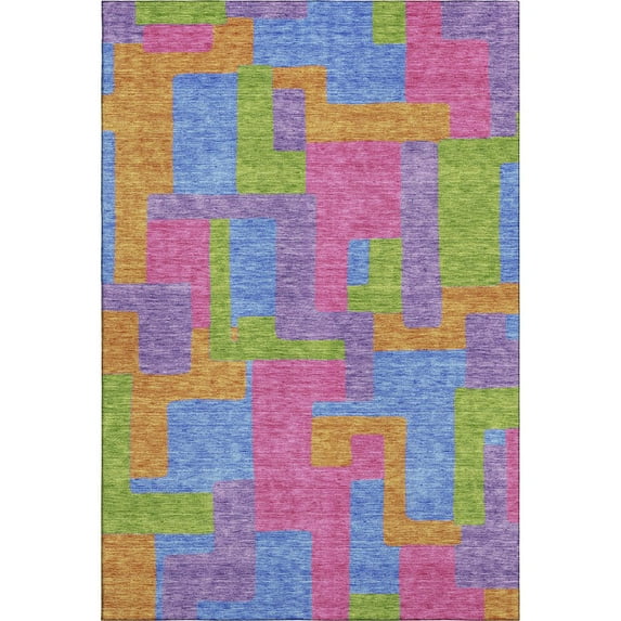 Dalyn Rugs Premium Machine Washable Mayfield AMF740 Purple 3' x 5' Rug