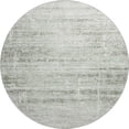thumbnail image 1 of HomeRoots 662942 8 ft. Sage & Ivory Abstract Transitional Washable Round Area Rug with UV Protection, 1 of 9