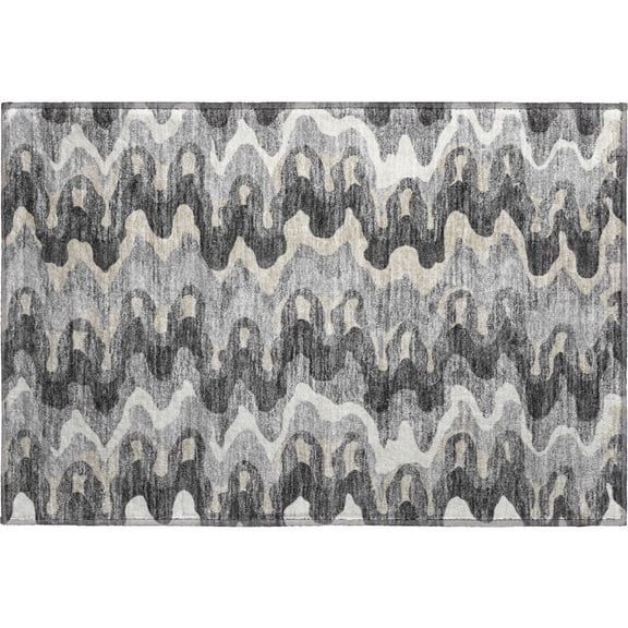Dalyn Rugs Premium Machine Washable Mayfield AMF750 Gray 1'8" x 2'6" Rug