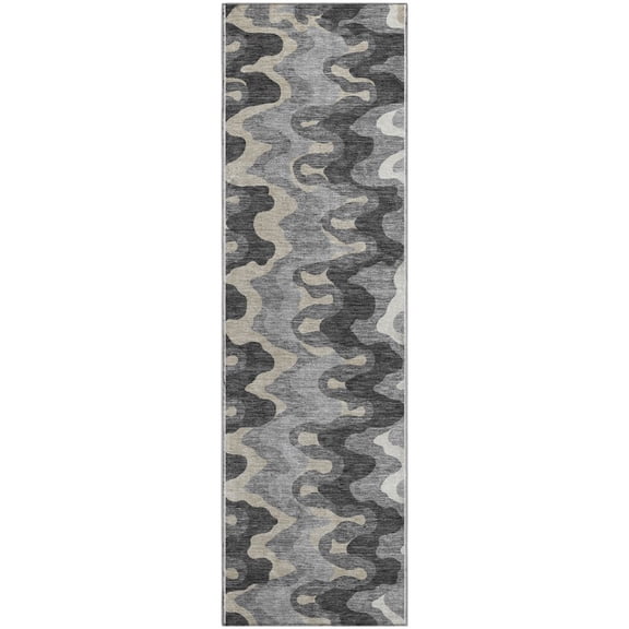 Dalyn Rugs Premium Machine Washable Mayfield AMF750 Gray 2'3" x 7'6" Runner Rug