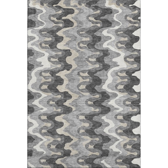 Dalyn Rugs Premium Machine Washable Mayfield AMF750 Gray 2'6" x 3'10" Rug