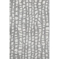 thumbnail image 1 of HomeRoots 663357 8 x 10 ft. Gray & Ivory Cobblestone Washable Machine Made Rectangle Area Rug with UV Protection, 1 of 7