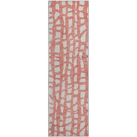 Dalyn Rugs Premium Machine Washable Mayfield AMF754 Salmon 2'3" x 7'6" Runner Rug