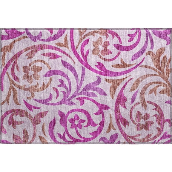 Dalyn Rugs Premium Machine Washable Mayfield AMF764 Lavender 1'8" x 2'6" Rug