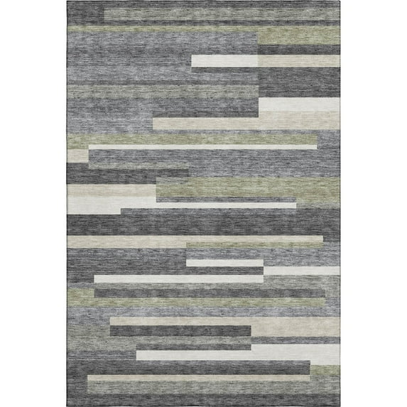 Dalyn Rugs Premium Machine Washable Mayfield AMF766 Charcoal 8' x 10' Rug
