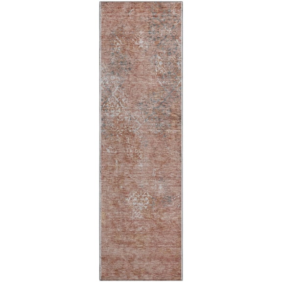 Dalyn Rugs Premium Machine Washable Mayfield AMF769 Salmon 2'3" x 7'6" Runner Rug