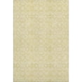 thumbnail image 1 of HomeRoots 665130 5 x 8 ft. Gold & Ivory Medallion Transitional Washable Machine Made Rectangle Area Rug with UV Protection, 1 of 9