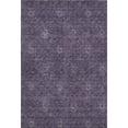 thumbnail image 1 of HomeRoots 665318 8 x 10 ft. Eggplant & Ivory Floral Washable Machine Made Rectangle Area Rug with UV Protection, 1 of 9