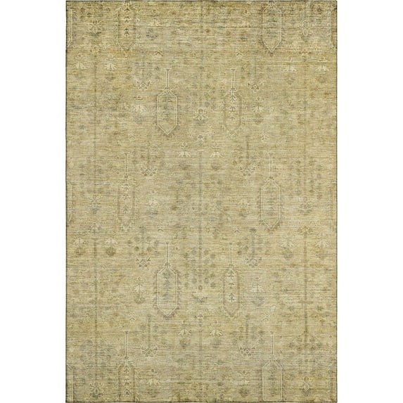 Dalyn Rugs Premium Machine Washable Mayfield AMF790 Gold 2'6" x 3'10" Rug