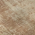 thumbnail image 1 of HomeRoots 665665 5 x 8 ft. Terra Cotta & Copper Abstract Washable Machine Made Rectangle Area Rug with UV Protection, 1 of 9