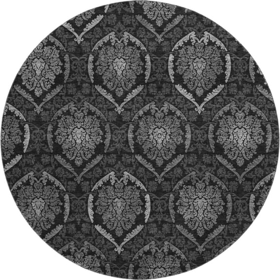Dalyn Rugs Premium Machine Washable Mayfield AMF809 Gray 8' x 8' Round Rug