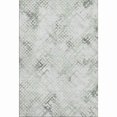 thumbnail image 1 of HomeRoots 666646 5 x 8 ft. Green & Ivory Abstract Geometric Transitional Washable Machine Made Rectangle Area Rug with UV Protection, 1 of 9