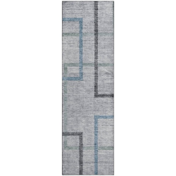 Dalyn Rugs Premium Machine Washable Mayfield AMF826 Gray 2'3" x 7'6" Runner Rug