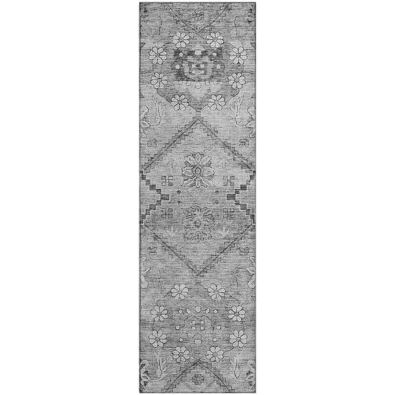 Dalyn Rugs Premium Machine Washable Mayfield AMF841 Gray 2'3" x 7'6" Runner Rug