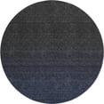 thumbnail image 1 of HomeRoots 667327 8 ft. Navy Blue & Charcoal Ombre Washable Round Area Rug with UV Protection, 1 of 9