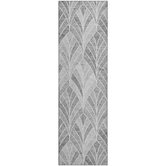 Dalyn Rugs Premium Machine Washable Mayfield AMF851 Gray 2'3" x 7'6" Runner Rug