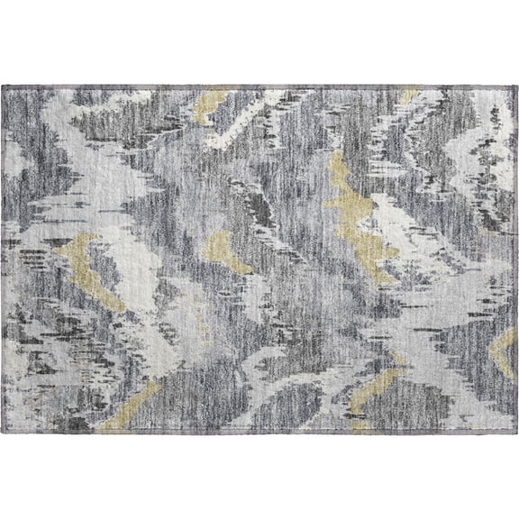 Dalyn Rugs Premium Machine Washable Mayfield AMF865 Gray 1'8" x 2'6" Rug