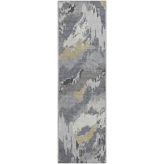 Dalyn Rugs Premium Machine Washable Mayfield AMF865 Gray 2'3" x 7'6" Runner Rug