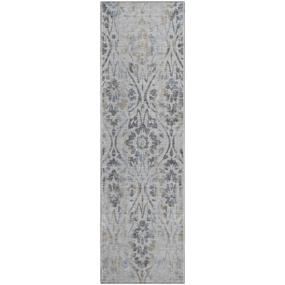 Dalyn Rugs Premium Machine Washable Mayfield AMF868 Gray 2'3" x 7'6" Runner Rug