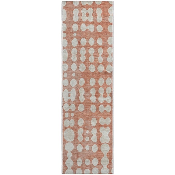 Dalyn Rugs Premium Machine Washable Mayfield AMF869 Salmon 2'3" x 7'6" Runner Rug