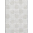 thumbnail image 1 of HomeRoots 669202 8 x 10 ft. Ivory & Beige Abstract Geometric Transitional Washable Machine Made Rectangle Area Rug with UV Protection, 1 of 9