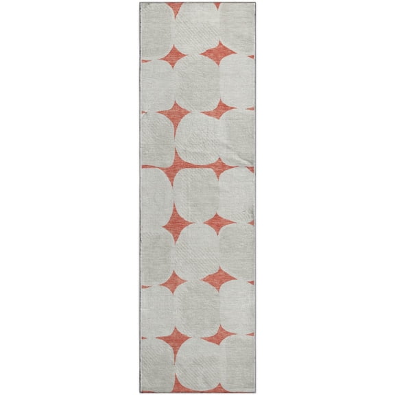 Dalyn Rugs Premium Machine Washable Mayfield AMF870 Salmon 2'3" x 7'6" Runner Rug