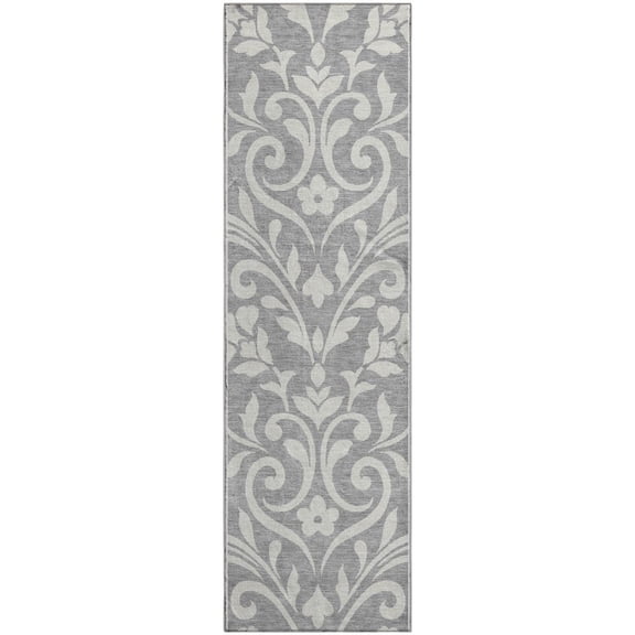 Dalyn Rugs Premium Machine Washable Mayfield AMF875 Gray 2'3" x 7'6" Runner Rug