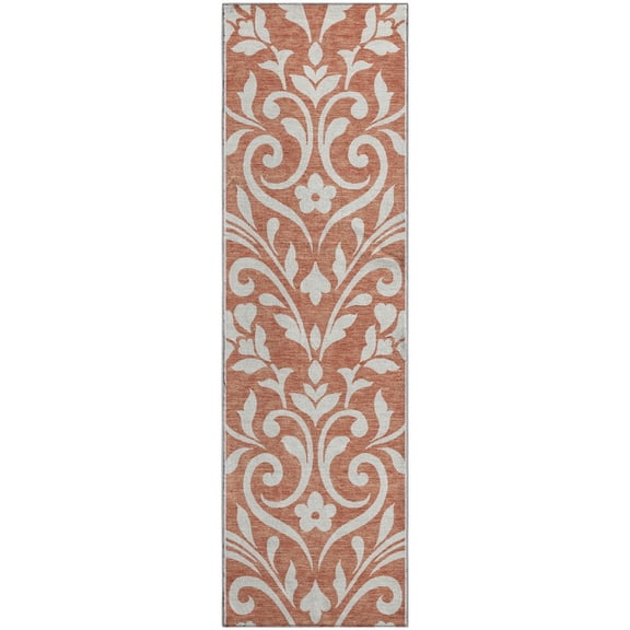 Dalyn Rugs Premium Machine Washable Mayfield AMF875 Salmon 2'3" x 7'6" Runner Rug