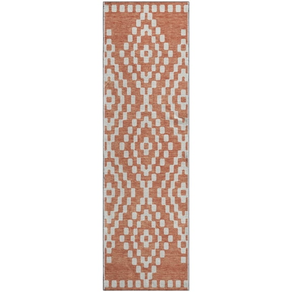Dalyn Rugs Premium Machine Washable Mayfield AMF891 Salmon 2'3" x 7'6" Runner Rug