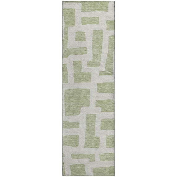 Dalyn Rugs Premium Machine Washable Mayfield AMF903 Aloe 2'3" x 7'6" Runner Rug