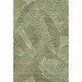 thumbnail image 1 of HomeRoots 671914 5 x 8 ft. Olive Green, Ivory & Beige Floral Washable Machine Made Rectangle Area Rug with UV Protection, 1 of 9