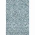 thumbnail image 1 of HomeRoots 672648 3 x 5 ft. Teal & Ivory Floral Transitional Washable Machine Made Rectangle Area Rug with UV Protection, 1 of 9