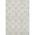 thumbnail image 1 of HomeRoots 672693 8 x 10 ft. Ivory & Beige Abstract Geometric Transitional Washable Machine Made Rectangle Area Rug with UV Protection, 1 of 9