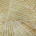 thumbnail image 1 of HomeRoots 672759 8 x 10 ft. Gold & Beige Geometric Transitional Washable Machine Made Rectangle Area Rug with UV Protection, 1 of 6