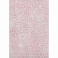thumbnail image 1 of HomeRoots 673087 5 x 8 ft. Pink & Ivory Geometric Transitional Washable Machine Made Rectangle Area Rug with UV Protection, 1 of 6