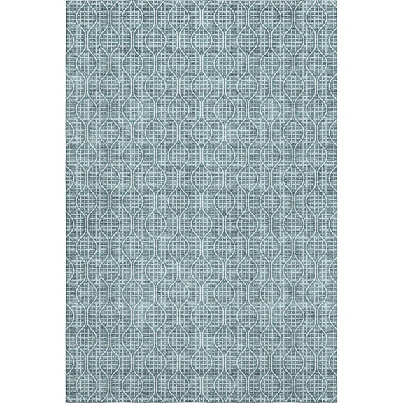 Dalyn Rugs Premium Machine Washable Mayfield AMF926 Teal 5' x 7'6" Rug