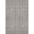 thumbnail image 1 of HomeRoots 673887 5 x 8 ft. Taupe & Ivory Striped Transitional Washable Machine Made Rectangle Area Rug with UV Protection, 1 of 9