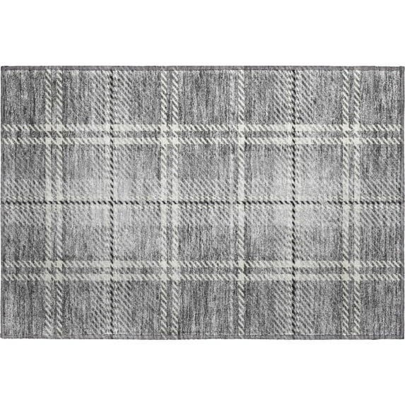 Dalyn Rugs Premium Machine Washable Mayfield AMF935 Gray 1'8" x 2'6" Rug
