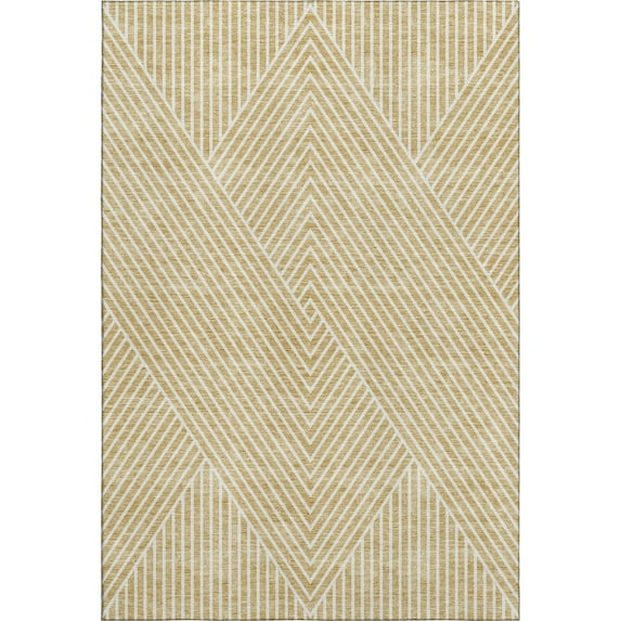 Dalyn Rugs Premium Machine Washable Mayfield AMF937 Gold 10' x 14' Rug