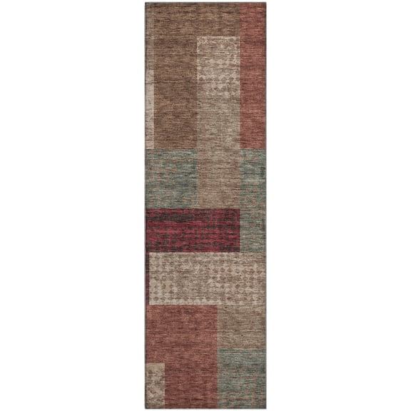 Dalyn Rugs Premium Machine Washable Mayfield AMF941 Mocha 2'3" x 7'6" Runner Rug